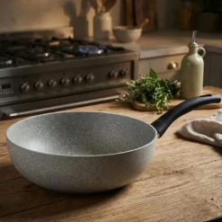 Wok con Mango de 28cm Ferrara Granito Ballarini